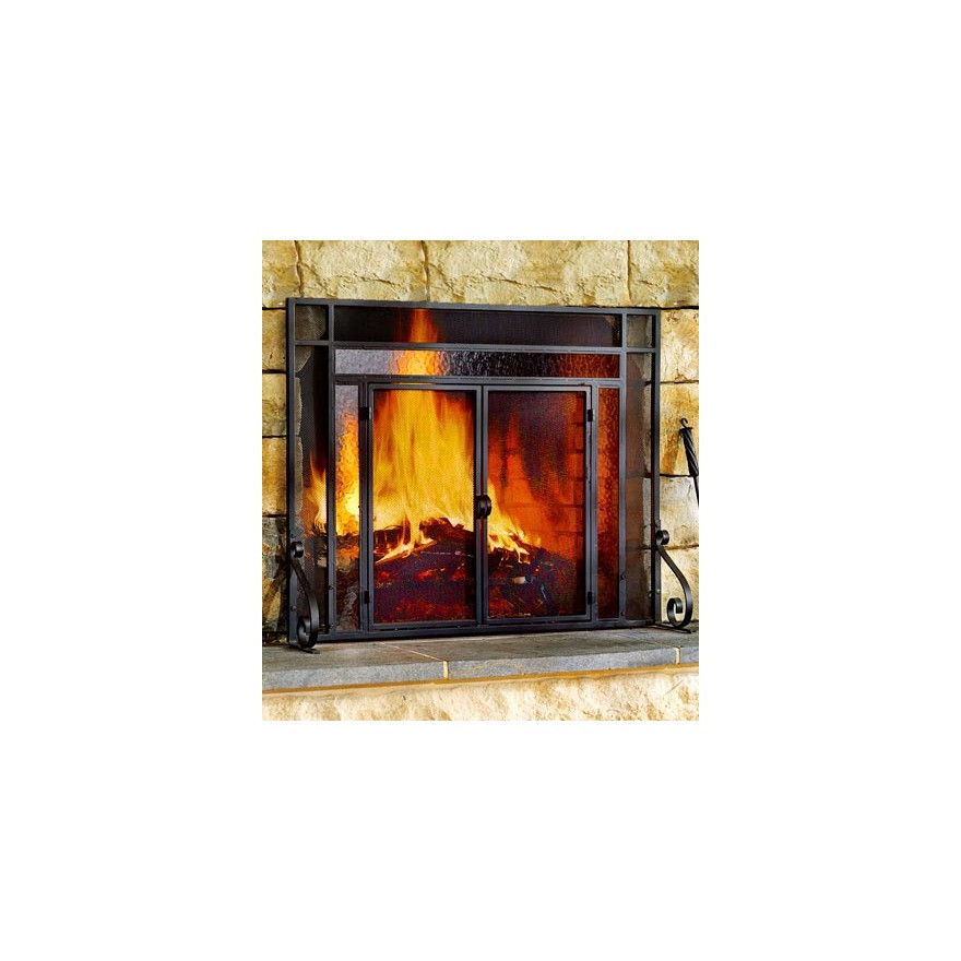 Best ideas about Glass Fireplace Screen
. Save or Pin Plow & Hearth Glass Steel Fireplace Screen & Reviews Now.