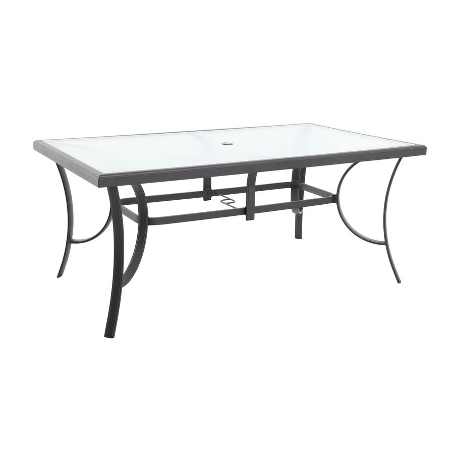 Best ideas about Glass Patio Table
. Save or Pin Garden Treasures Halstead Rectangular Glass Top Patio Now.