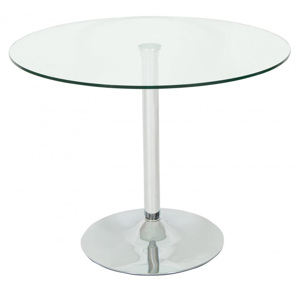 Best ideas about Glass Round Dining Table
. Save or Pin Round Glass Dining Table Levv Roma 95cm Black or Clear Now.