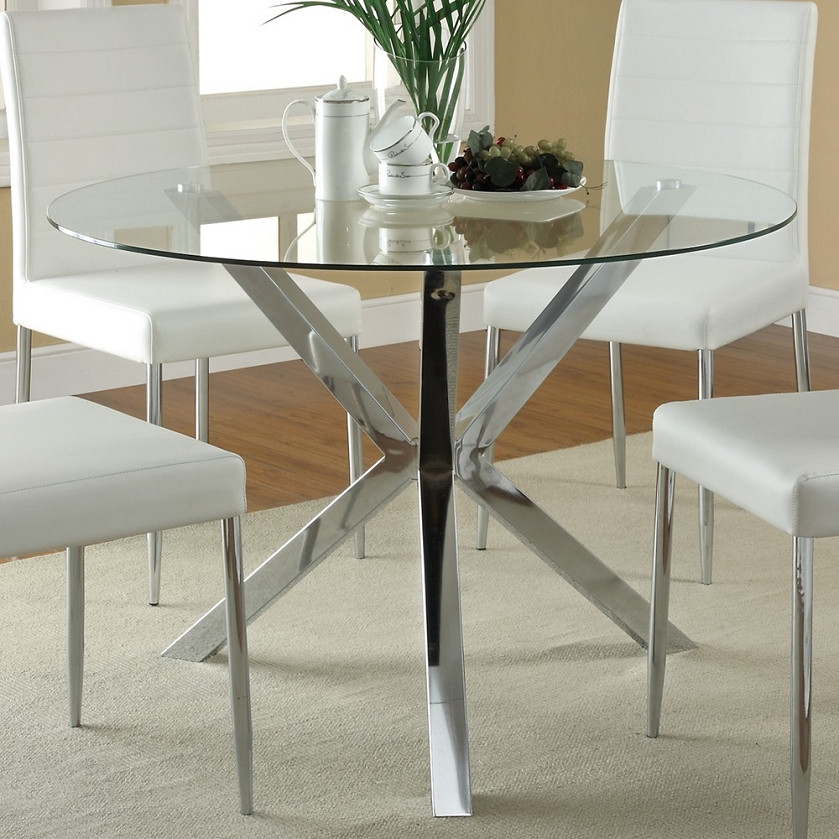 Best ideas about Glass Round Dining Table
. Save or Pin DreamFurniture Round Glass Top Dining Table Now.