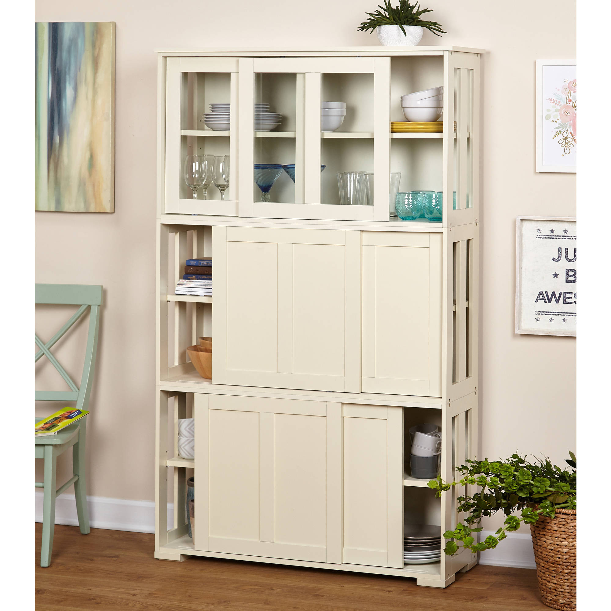 Best ideas about Glass Storage Cabinet
. Save or Pin Sliding Tempered Glass Doors Stackable Storage Cabinet Now.