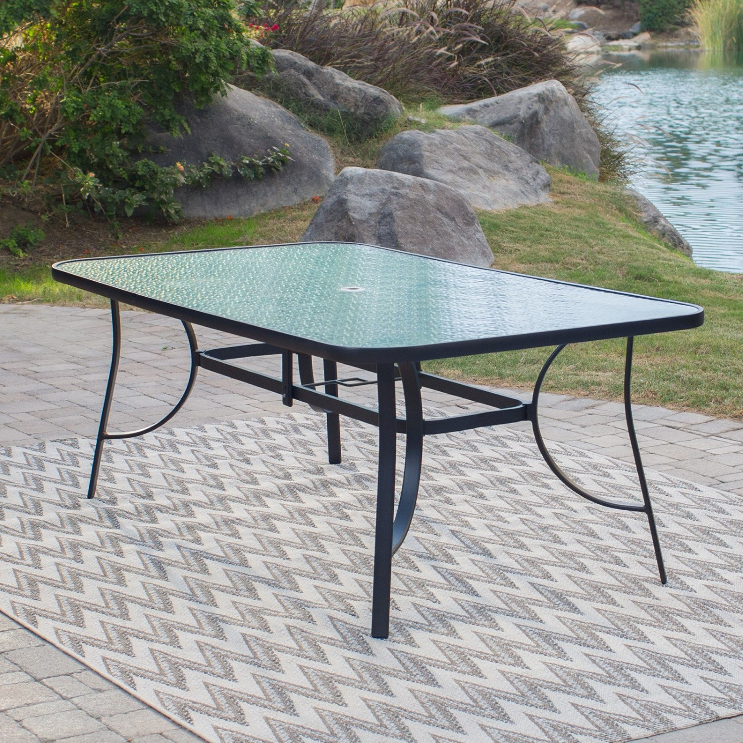 Best ideas about Glass Top Patio Table
. Save or Pin Coral Coast Wimberley 72 x 42 in Rectangle Glass Top Now.