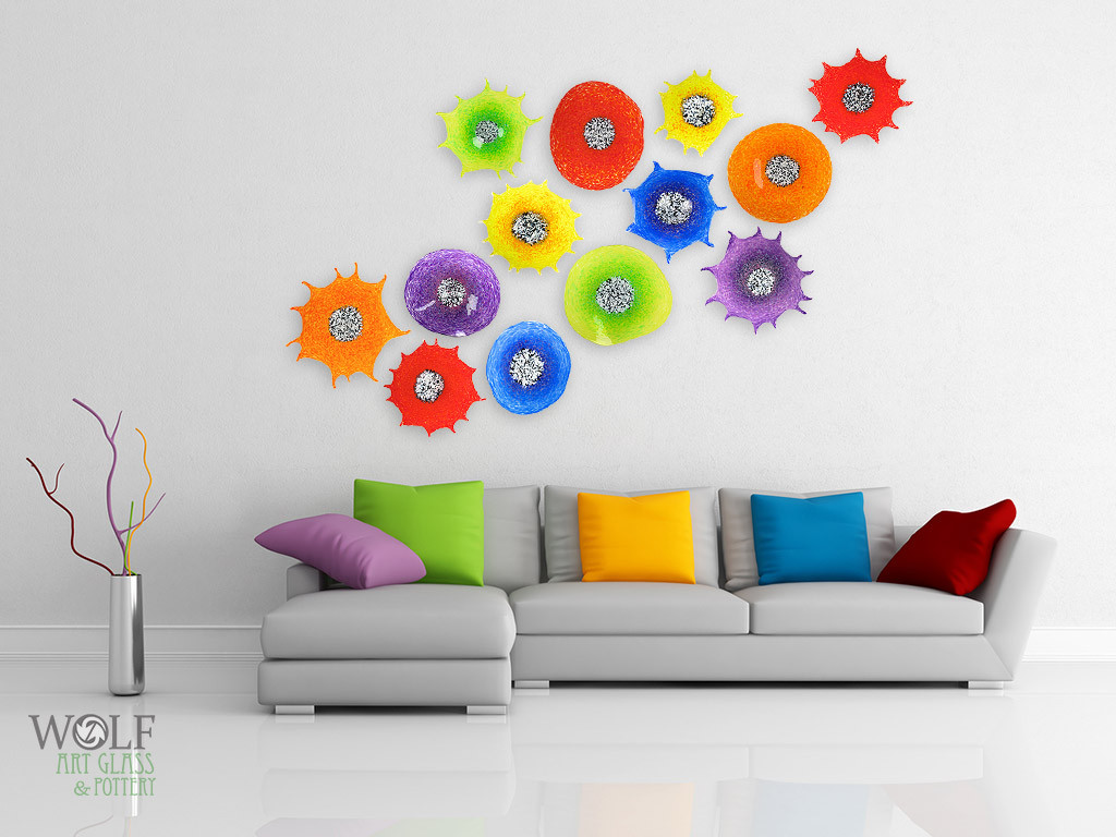 Best ideas about Glass Wall Art
. Save or Pin Blown Glass Wall Art Sculptures Flowers & Rondels at Now.