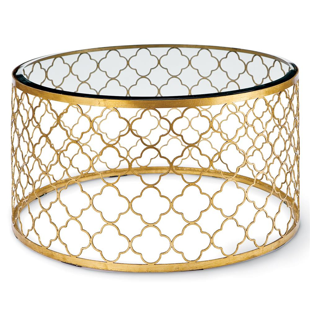 Best ideas about Gold Coffee Table
. Save or Pin Gable Hollywood Regency Glass Gold Leaf Round Coffee Table Now.