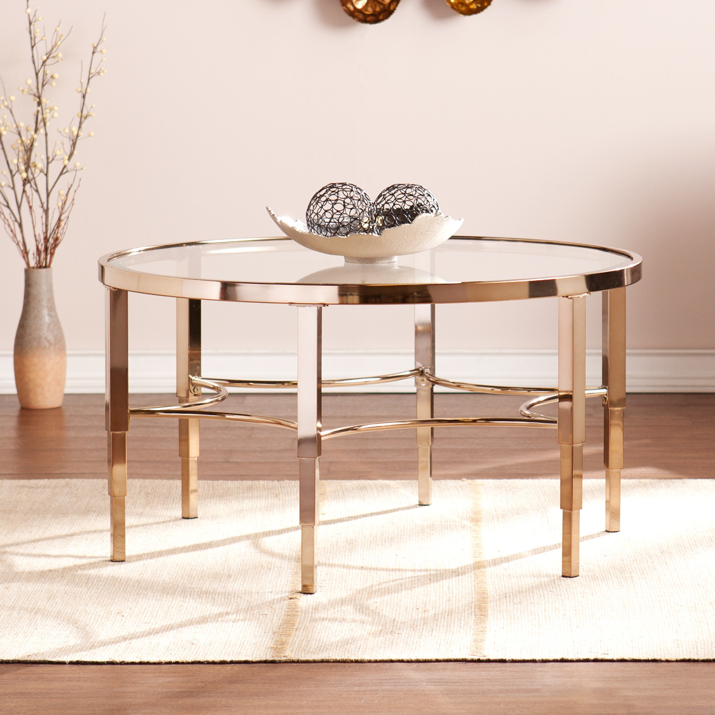 Best ideas about Gold Coffee Table
. Save or Pin House of Hampton Herione Metallic Gold Coffee Table Now.