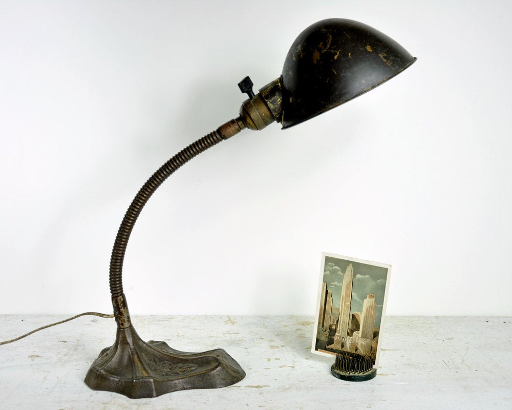 Best ideas about Gooseneck Desk Lamp
. Save or Pin Vintage Desk Lamp Industrial Light Gooseneck Lamp Now.