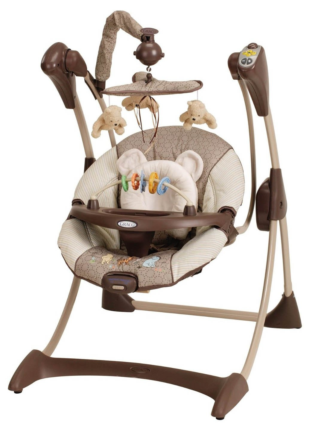 Best ideas about Graco Baby Swing
. Save or Pin Graco Silhouette Infant Baby Swing – Classic Pooh Bear Now.