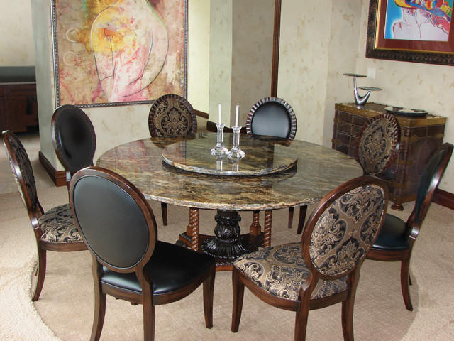 Best ideas about Granite Dining Table
. Save or Pin Custom made natural stone table Modern Dining Room Now.