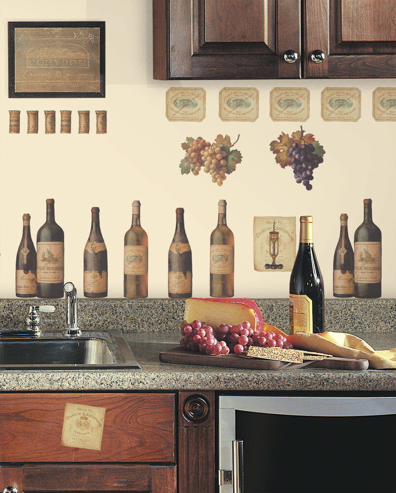 Best ideas about Grape And Wine Kitchen Decor
. Save or Pin WINE TASTING WALL DECALS Grapes & Bottles NEW Stickers Now.