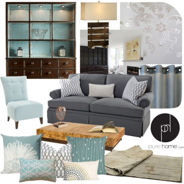 Best ideas about Gray And Blue Living Room
. Save or Pin Chic Blue and Grey Living Room Now.