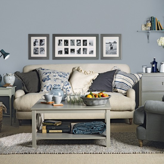 Best ideas about Gray And Blue Living Room
. Save or Pin Blue grey living room Now.