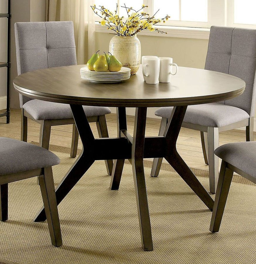 Best ideas about Gray Dining Table
. Save or Pin Abelone Round Dining Table Gray by Furniture of America Now.