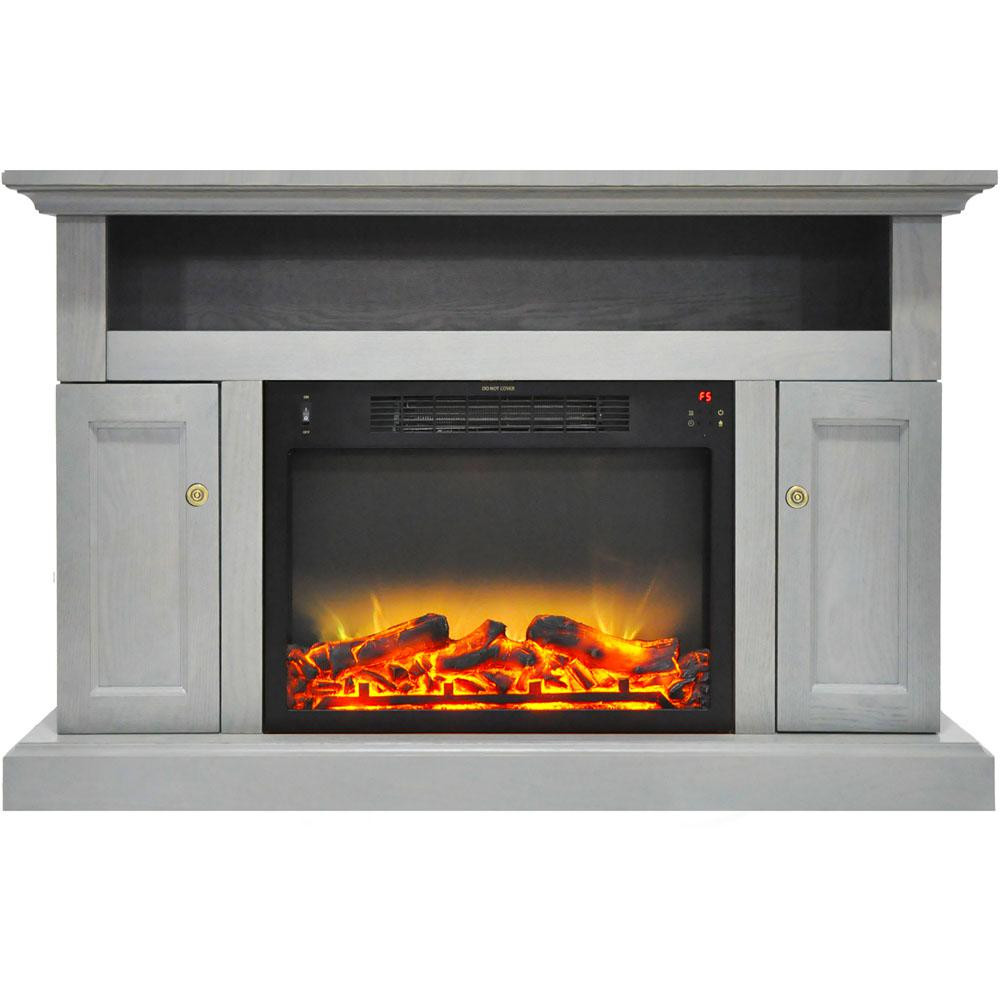 Best ideas about Gray Fireplace Tv Stand
. Save or Pin Cambridge Sorrento Electric Fireplace with an Enhanced Log Now.