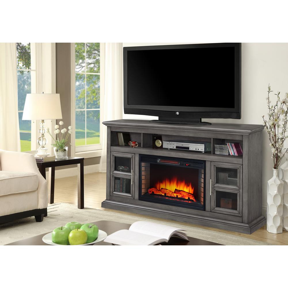 Best ideas about Gray Fireplace Tv Stand
. Save or Pin Muskoka Glendale 58 in Freestanding Electric Fireplace TV Now.