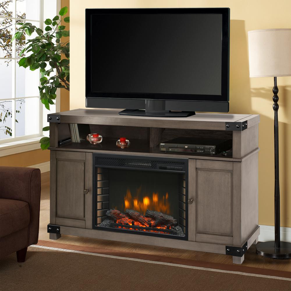 Best ideas about Gray Fireplace Tv Stand
. Save or Pin Muskoka Hudson 53 in Freestanding Electric Fireplace TV Now.