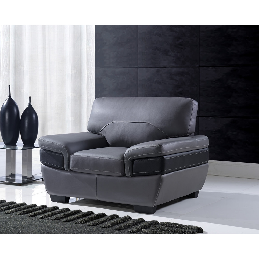 Best ideas about Gray Leather Sofa Set
. Save or Pin Alicia Leather Sofa Set Dark Gray Black Now.
