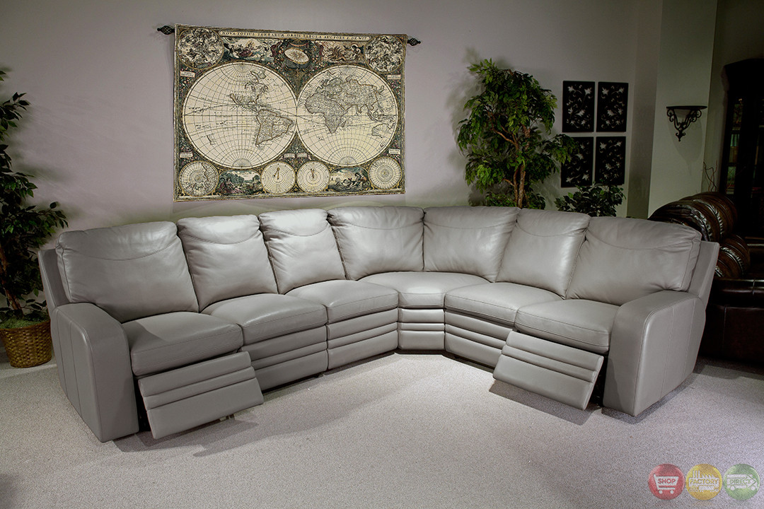 Best ideas about Gray Leather Sofa Set
. Save or Pin Parker Living Steinbeck Gray Top Grain Leather Sectional Now.