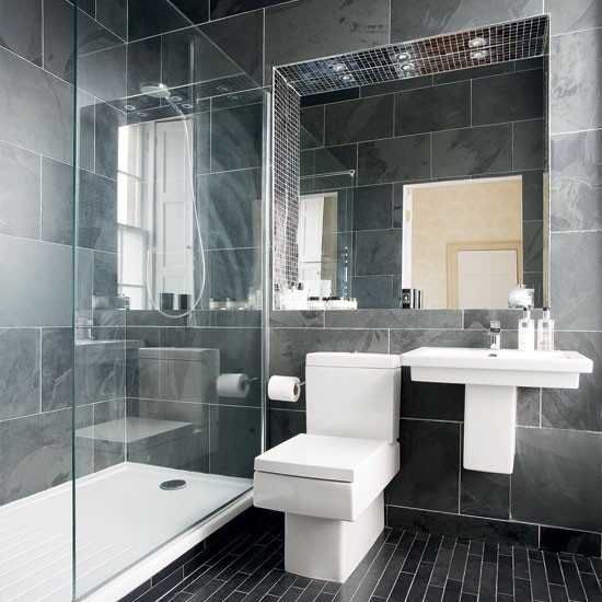 Best ideas about Grey Bathroom Ideas
. Save or Pin Modern charcoal grey bathroom Now.