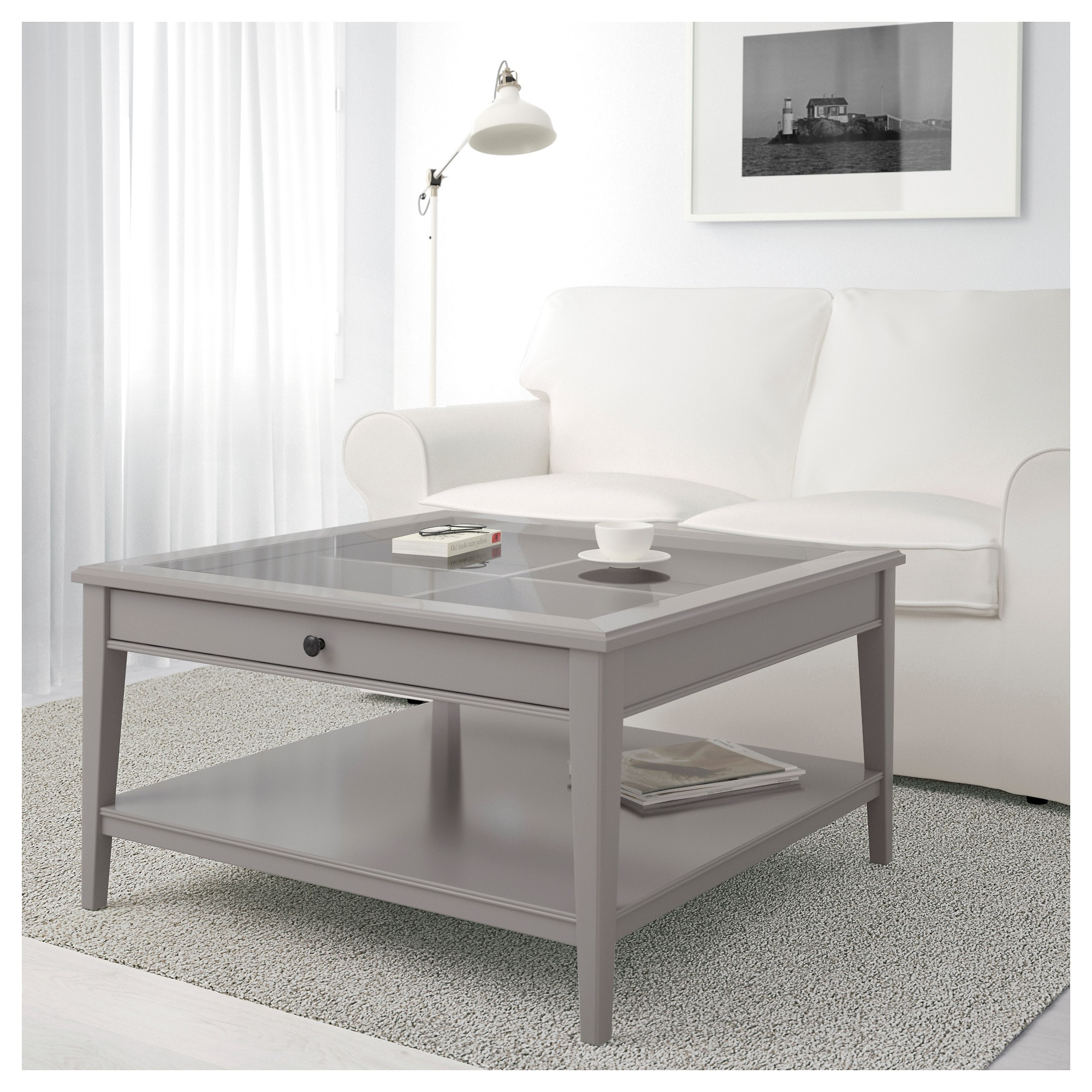 Best ideas about Grey Coffee Table
. Save or Pin LIATORP Coffee table Grey glass 93x93 cm IKEA Now.