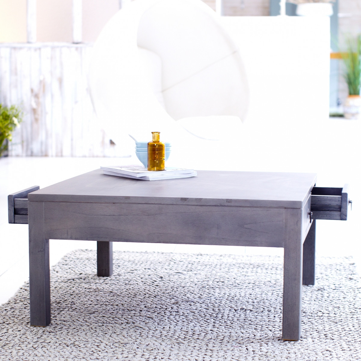Best ideas about Grey Coffee Table
. Save or Pin Tikamoon Solid Mindi Square Coffee Table Grey Paint Now.