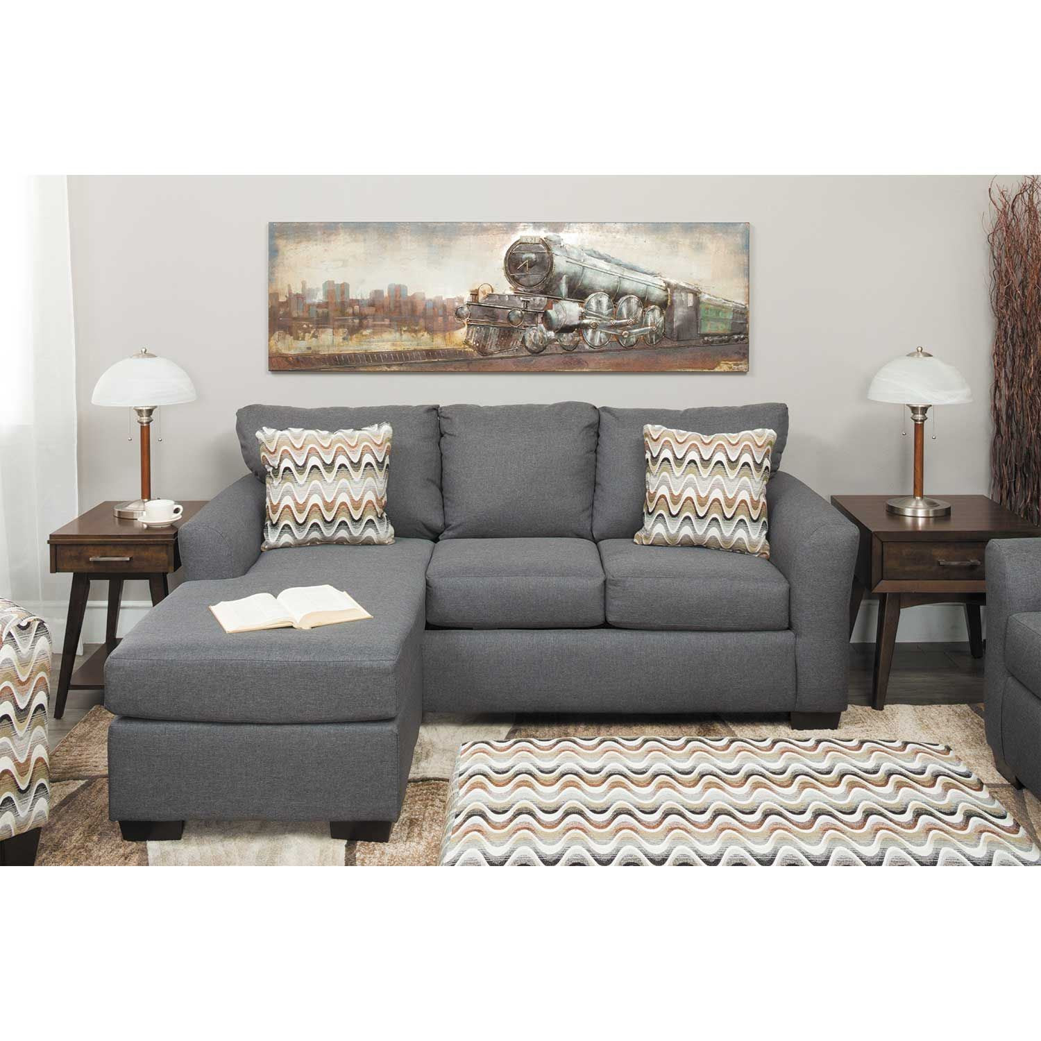 Best ideas about Grey Sectional Sofa With Chaise
. Save or Pin Ryleigh Grey Sofa with Chaise D1 3903S Now.