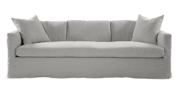 Best ideas about Grey Sofa Slipcover
. Save or Pin Francis 96" Slipcover Sofa Light Gray Now.