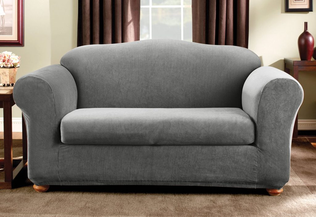 Best ideas about Grey Sofa Slipcover
. Save or Pin Gray Loveseat Slipcover suncccam Now.