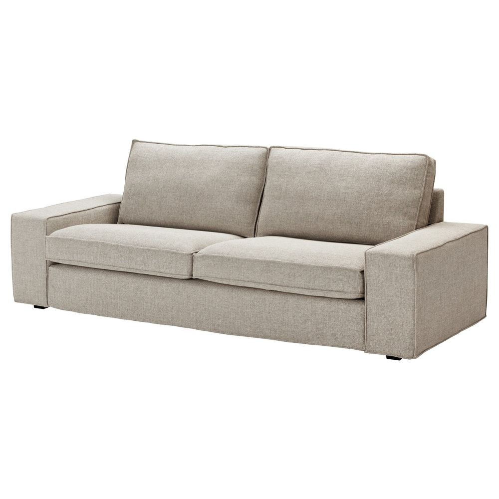 Best ideas about Grey Sofa Slipcover
. Save or Pin Ikea KIVIK sofa Cover 3 Seat seater Slipcover Teno Light Now.