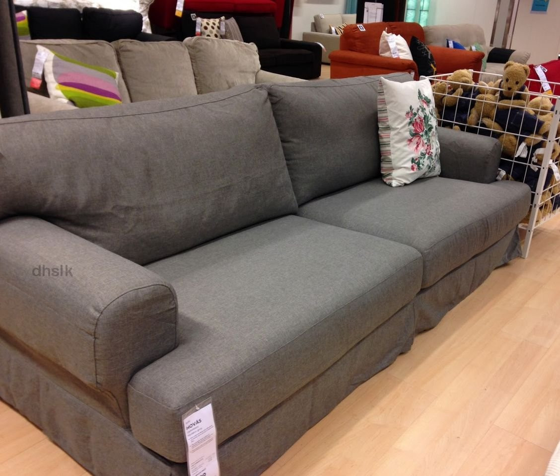 Best ideas about Grey Sofa Slipcover
. Save or Pin IKEA HOVÅS Hovas Sofa SLIPCOVER Cover HJULSBRO GRAY Grey Now.