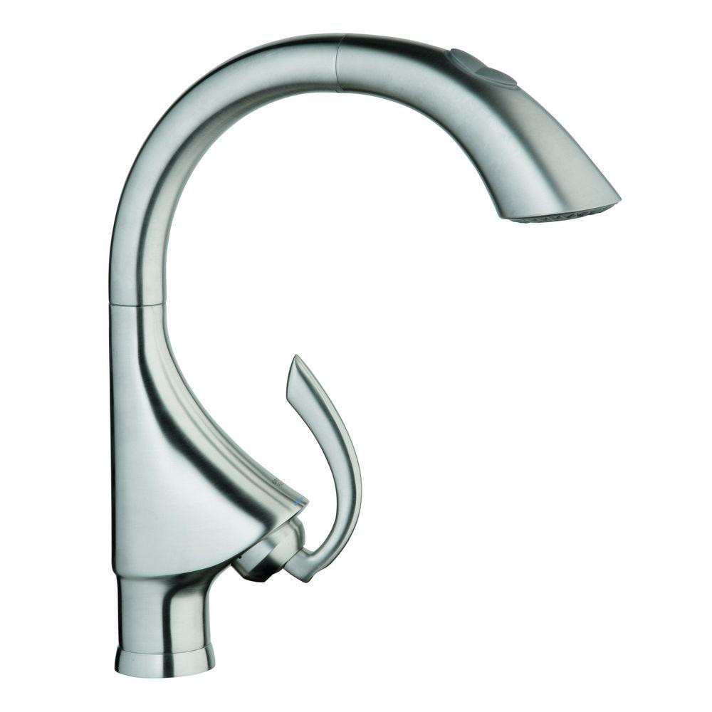 Best ideas about Grohe Bathroom Faucets
. Save or Pin GROHE K4 Single Handle Pull Out Sprayer Kitchen Faucet in Now.