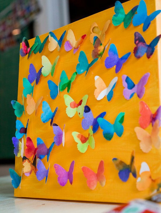 Best ideas about Group Art Project For Kids
. Save or Pin Four Flights of Fancy Group Craft Monday 3D Art Canvases Now.