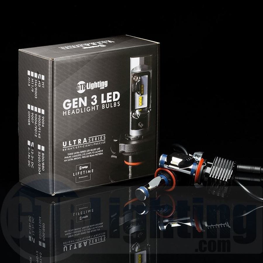 Best ideas about Gtr Lighting Gen 3 Ultra Series Led
. Save or Pin GTR Lighting Ultra Series LED Headlight Bulbs H8 H9 Now.