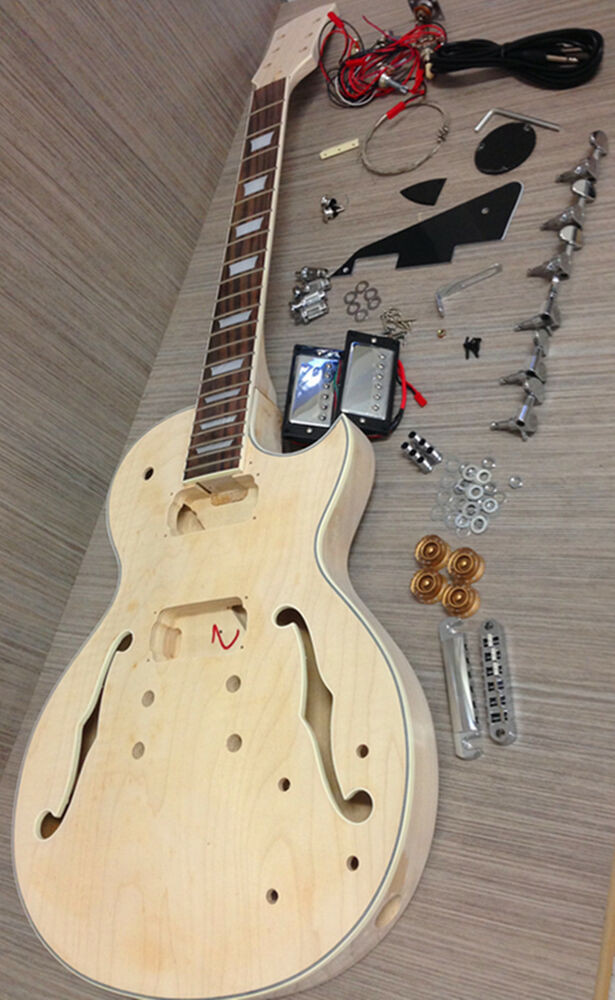 Best ideas about Guitar Kits DIY
. Save or Pin No Solder E 239DIY Les Paul Semi hollow Electric Guitar Now.