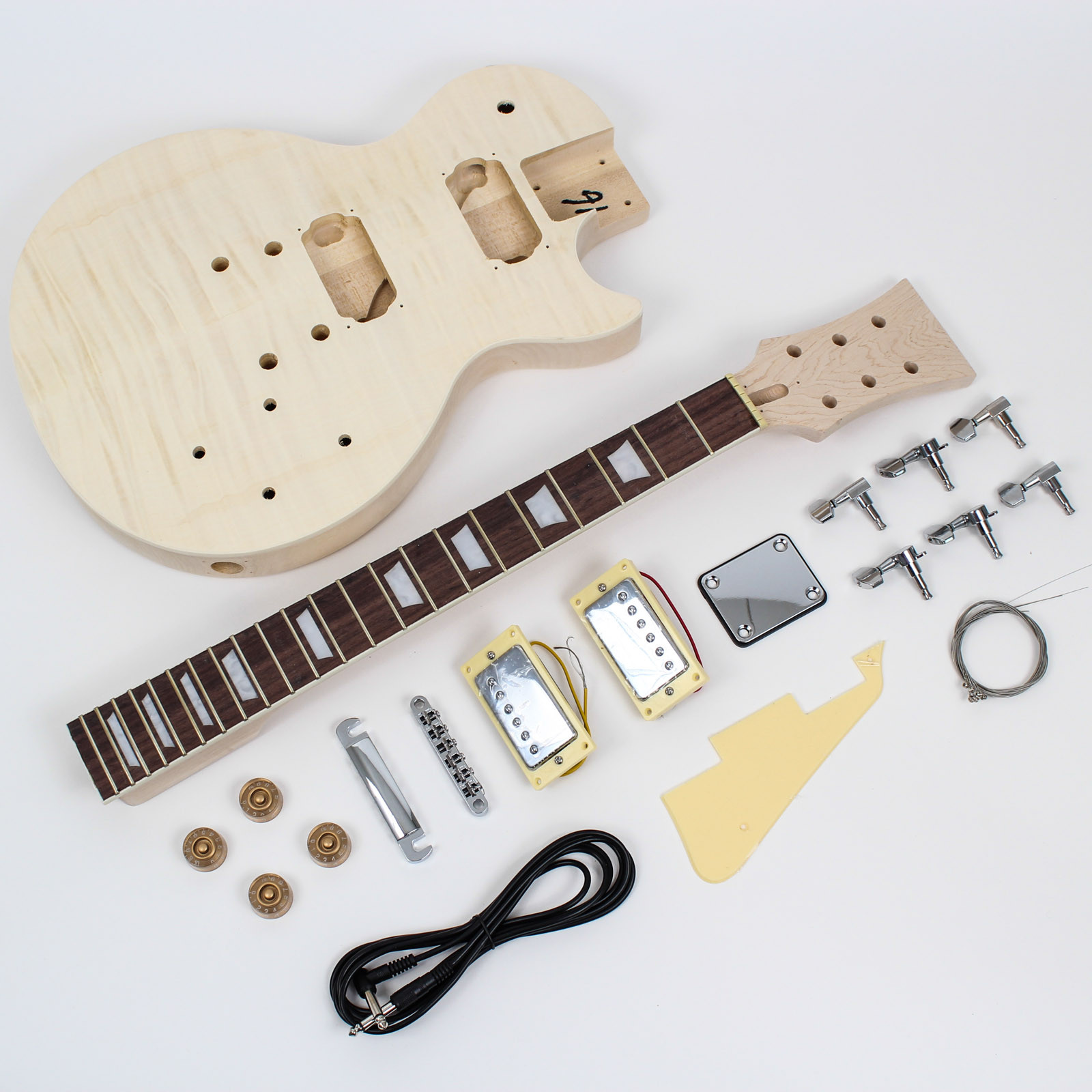 Best ideas about Guitar Kits DIY
. Save or Pin Les Paul Style Guitar Kit Flame Maple DIY Guitars Now.