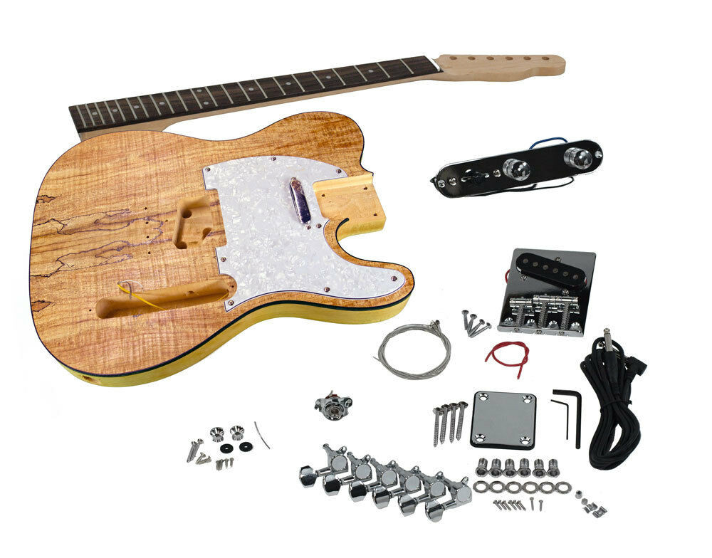 Best ideas about Guitar Kits DIY
. Save or Pin Solo Tele Style DIY Guitar Kit Basswood Body Spalted Now.