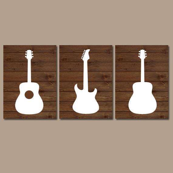 Best ideas about Guitar Wall Art
. Save or Pin Wood GUITAR Wall Art Music Theme Nursery Boy Bedroom Now.