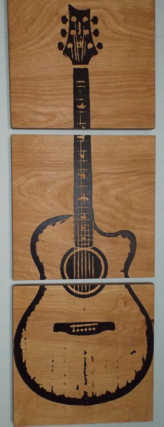 Best ideas about Guitar Wall Art
. Save or Pin Custom ACOUSTIC Guitar Wood Wall Art Now.