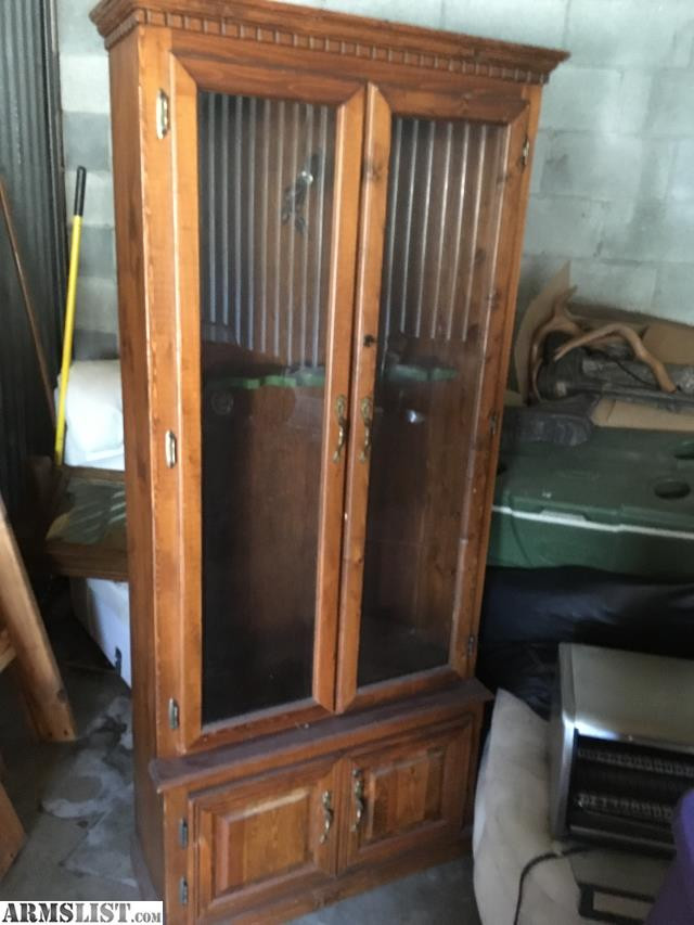 Best ideas about Gun Cabinet For Sale
. Save or Pin ARMSLIST For Sale Locking Gun Cabinet Wood Holds 8 Guns Now.