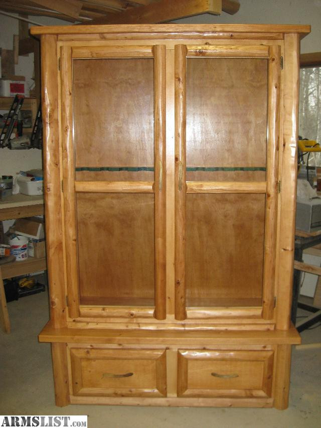 Best ideas about Gun Cabinet For Sale
. Save or Pin ARMSLIST For Sale Trade Custom Log Gun Cabinet Now.