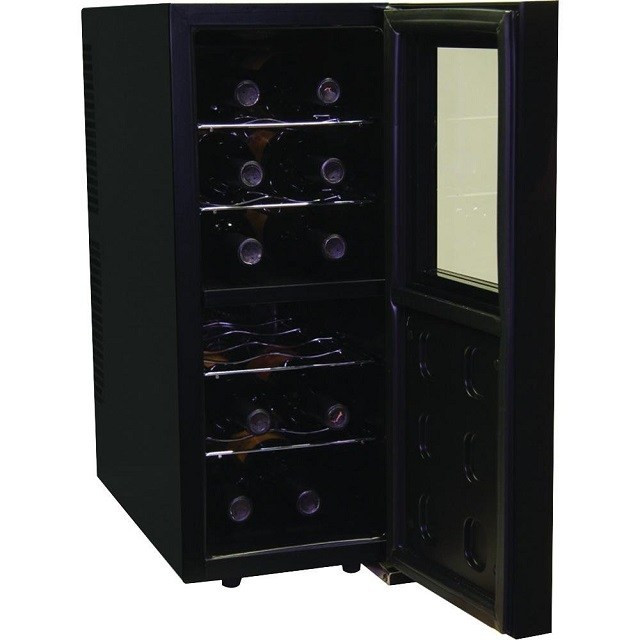 Best ideas about Haier Wine Cellar
. Save or Pin Haier HVTM12DABB 12 Bottle Dual Zone Mirrored Glass Door Now.