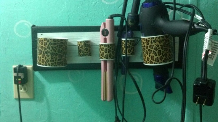 Best ideas about Hair Tool Organizer DIY
. Save or Pin Diy Hair styling tool holder made of pvc pipes old block Now.