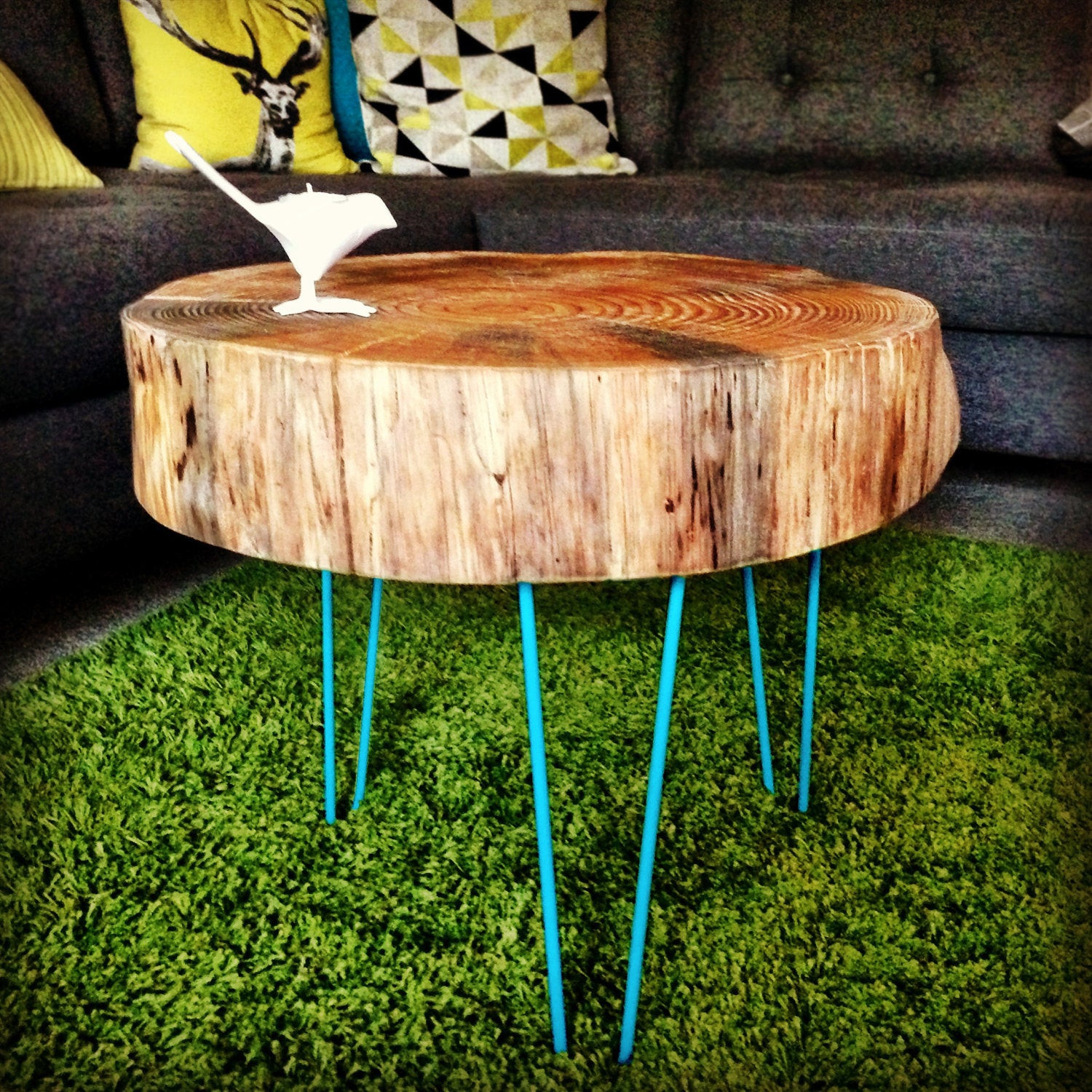 Best ideas about Hairpin Leg Coffee Table
. Save or Pin Live Edge Coffee Table w Hairpin Legs Now.