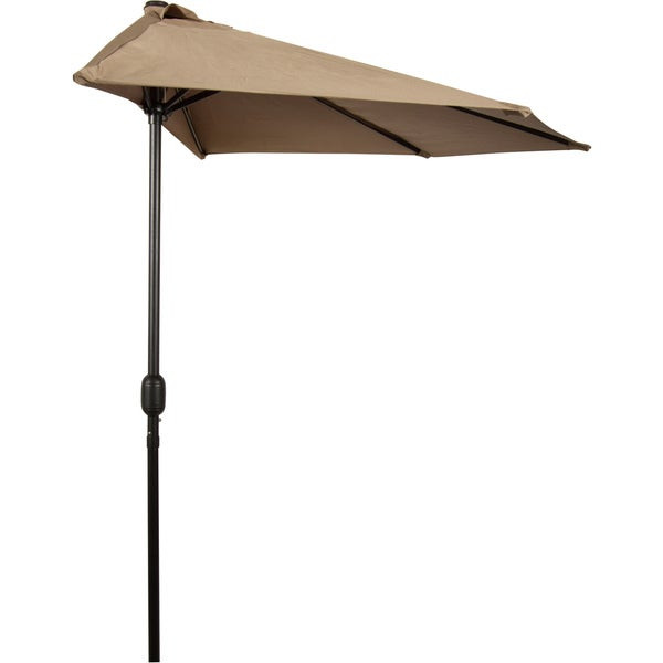 Best ideas about Half Patio Umbrella
. Save or Pin 9 Patio Half Umbrella by Trademark Innovations Tan Now.
