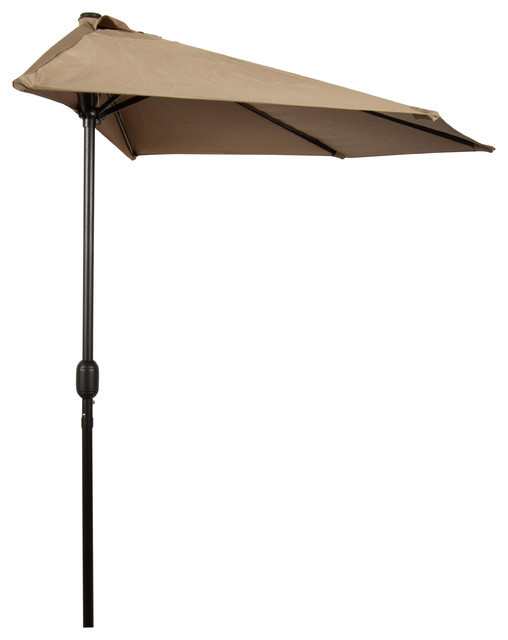 Best ideas about Half Patio Umbrella
. Save or Pin 9 Patio Half Umbrella Tan Contemporary Outdoor Now.