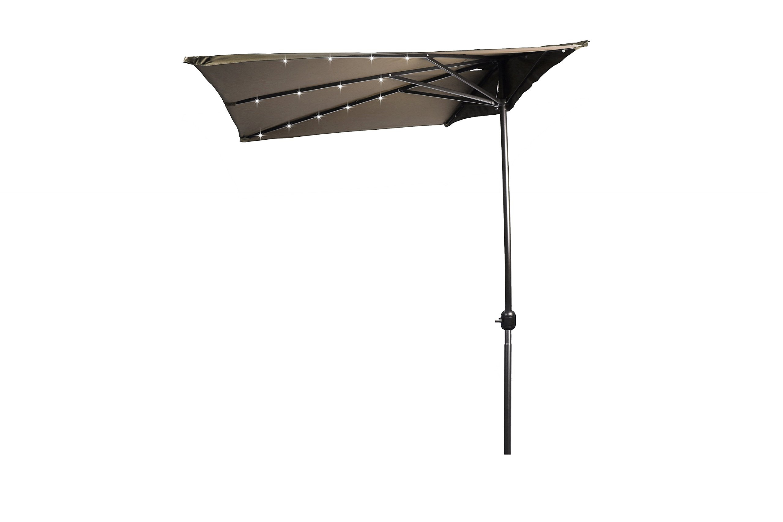 Best ideas about Half Patio Umbrella
. Save or Pin 5 LED Patio Half Umbrella with Rectangular Design by Now.