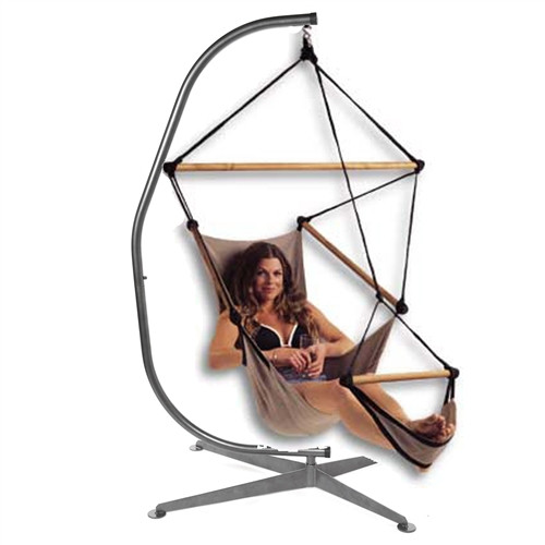 Best ideas about Hammock Chair With Stand
. Save or Pin C Shaped Hammock Chair Stand Black Now.