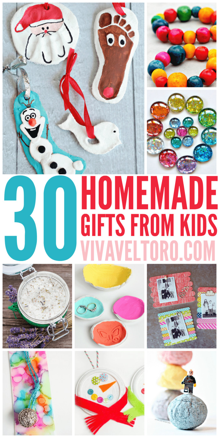 Best ideas about Handmade Gifts From Toddlers
. Save or Pin 30 Homemade Gifts from Kids Viva Veltoro Now.