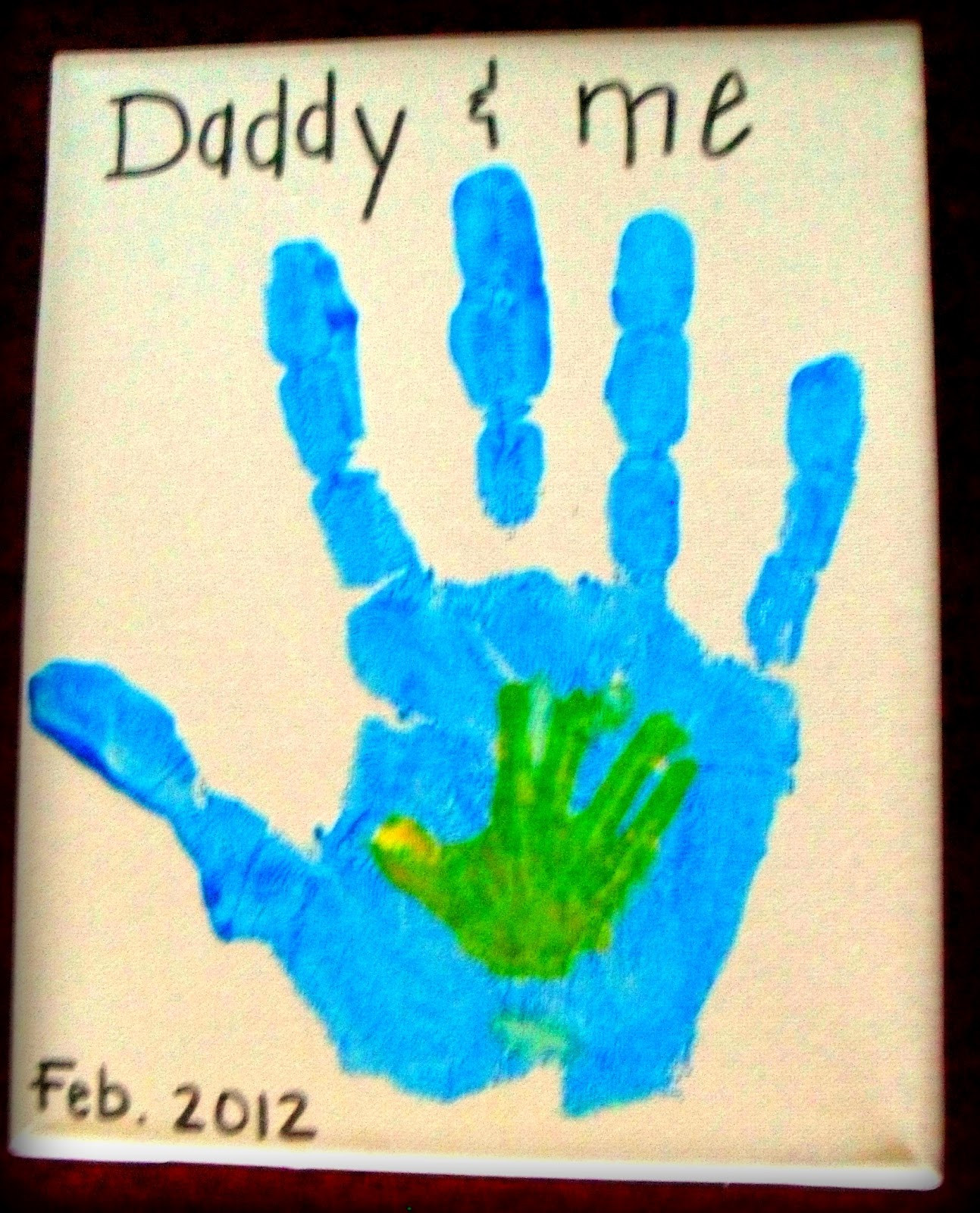 Best ideas about Handprint Crafts For Preschoolers
. Save or Pin Preschool Crafts for Kids Father s Day Handprint "Daddy Now.