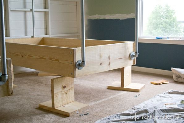 Best ideas about Hanging Beds DIY
. Save or Pin Industrial Wood and Pipe Hanging Beds Infarrantly Creative Now.