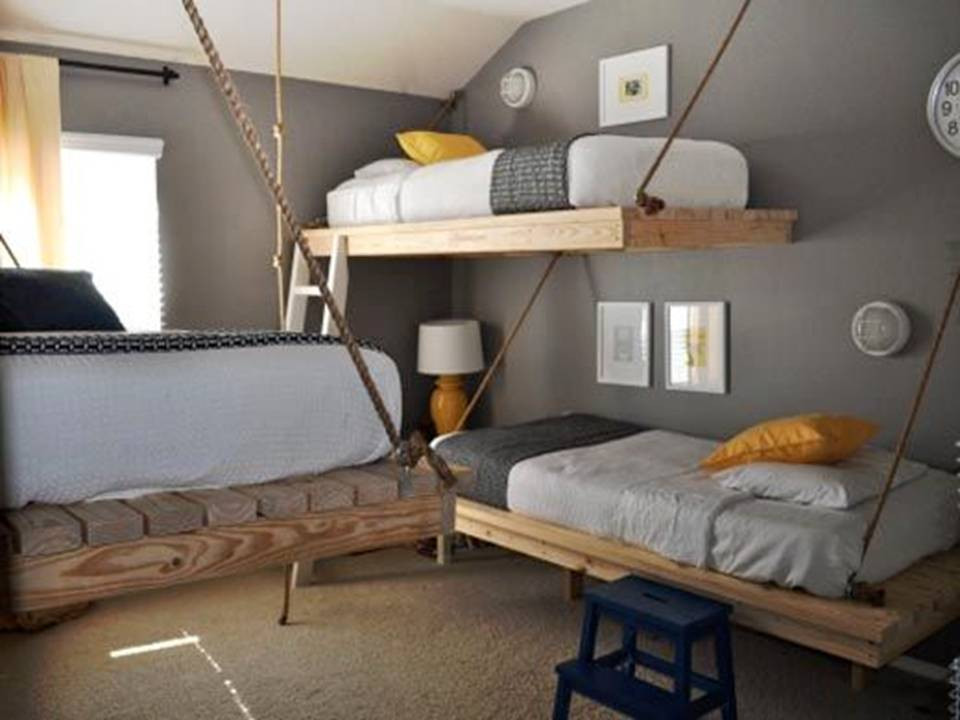 Best ideas about Hanging Beds DIY
. Save or Pin DIY Hanging Kids Beds Now.